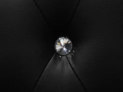 Beliani Parisanky Keinonahka Musta 180 X 200 Cm Metz Outlet