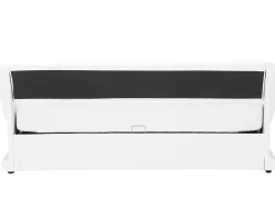 Beliani Parisanky Keinonahka Säilytystila Valkoinen 180 X 200 Cm Avignon Cheap