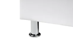 Beliani Parisanky Keinonahka Säilytystila Valkoinen 180 X 200 Cm Metz Best