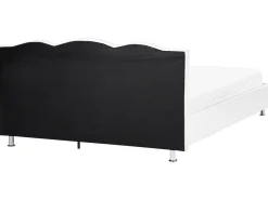 Beliani Parisanky Keinonahka Säilytystila Valkoinen 180 X 200 Cm Metz Best