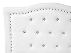 Beliani Parisanky Keinonahka Säilytystila Valkoinen 180 X 200 Cm Metz Best