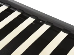 Beliani Parisanky Keinonahka Säilytystila Tummanharmaa 180 X 200 Cm Dreux Discount