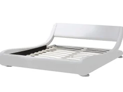 Beliani Parisanky Keinonahka Valkoinen 180 X 200 Cm Avignon Best Sale