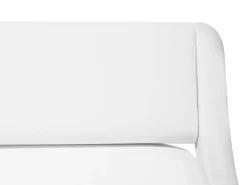 Beliani Parisanky Keinonahka Valkoinen 180 X 200 Cm Avignon Best Sale