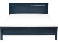 Beliani Parisanky Manty Tummansininen 160 X 200 Cm Olivet Store