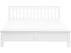 Beliani Parisanky Manty Valkoinen 160 X 200 Cm Mayenne Clearance