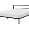 Beliani Parisanky Metalli Musta 180 X 200 Cm Cusset Cheap