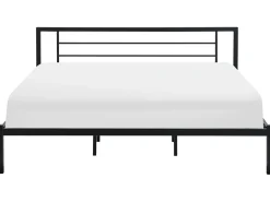 Beliani Parisanky Metalli Musta 180 X 200 Cm Cusset Cheap