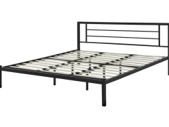 Beliani Parisanky Metalli Musta 180 X 200 Cm Cusset Cheap