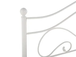 Beliani Parisanky Metalli Valkoinen 180 X 200 Cm Lyra Shop