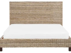Beliani Parisanky Rottinki Luonnonvari 180 X 200 Cm Salbris Clearance