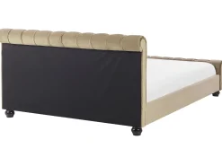 Beliani Parisanky Sametti Beige 180 X 200 Cm Avallon Discount