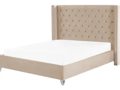 Beliani Parisanky Sametti Beige 180 X 200 Cm Lubbon Hot