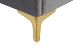 Beliani Parisanky Sametti Harmaa 180 X 200 Cm Limoux Clearance