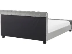 Beliani Parisanky Sametti Harmaa 180 X 200 Cm Avallon Best Sale