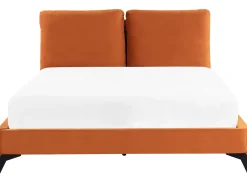 Beliani Parisanky Sametti Oranssi 160 X 200 Cm Melle Flash Sale