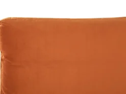 Beliani Parisanky Sametti Oranssi 160 X 200 Cm Melle Flash Sale