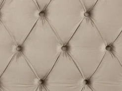 Beliani Parisanky Sametti Ruskeanharmaa 180 X 200 Cm Ayette Cheap