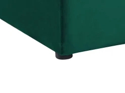 Beliani Parisanky Sametti Säilytystila Smaragdinvihrea 180 X 200 Cm Noyers Online