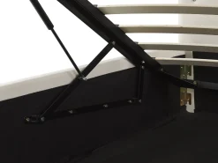 Beliani Parisanky Sametti Säilytystila Vaalea Beige 180 X 200 Cm Amiens Hot