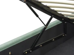 Beliani Parisanky Sametti Säilytystila Mintunvihrea 180 X 200 Cm Bajonna Discount