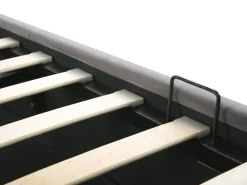 Beliani Parisanky Sametti Säilytystila Harmaa 180 X 200 Cm Rochefort Best Sale