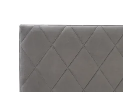 Beliani Parisanky Sametti Säilytystila Harmaa 180 X 200 Cm Rochefort Best Sale