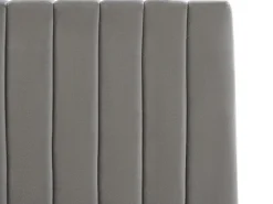 Beliani Parisanky Sametti Säilytystila Harmaa 180 X 200 Cm Vion Shop