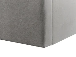 Beliani Parisanky Sametti Säilytystila Harmaa 180 X 200 Cm Vion Shop