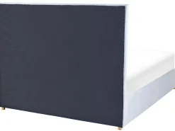 Beliani Parisanky Sametti Säilytystila Vaaleanharmaa 140 X 200 Cm Vernoyes Flash Sale