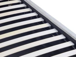 Beliani Parisanky Sametti Säilytystila Vaaleanharmaa 140 X 200 Cm Vernoyes Flash Sale