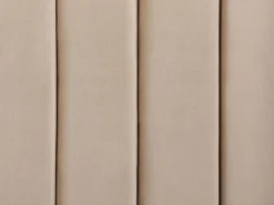 Beliani Parisanky Sametti Säilytystila Beige 180 X 200 Cm Noyers Cheap