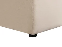 Beliani Parisanky Sametti Säilytystila Beige 180 X 200 Cm Noyers Cheap