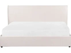 Beliani Parisanky Sametti Säilytystila Luonnonvalkoinen 180 X 200 Cm Lavaur Store