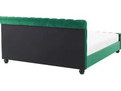 Beliani Parisanky Sametti Smaragdinvihrea 180 X 200 Cm Avallon Sale