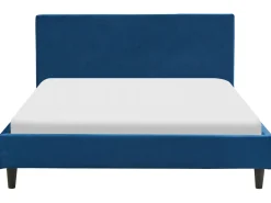 Beliani Parisanky Sametti Tummansininen 140 X 200 Cm Fitou Discount