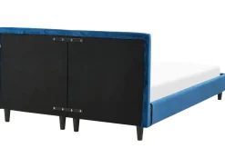 Beliani Parisanky Sametti Tummansininen 140 X 200 Cm Fitou Discount