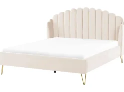 Beliani Parisanky Sametti Vaalea Beige 180 X 200 Cm Ambillou Online