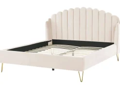 Beliani Parisanky Sametti Vaalea Beige 180 X 200 Cm Ambillou Online