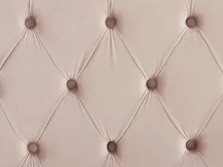 Beliani Parisanky Sametti Vaaleanpunainen 180 X 200 Cm Lubbon Fashion