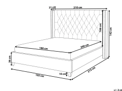 Beliani Parisanky Sametti Vaaleanpunainen 180 X 200 Cm Lubbon Fashion