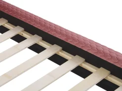 Beliani Parisanky Sametti Vaaleanpunainen 160 X 200 Cm Bayonne Cheap