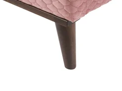 Beliani Parisanky Sametti Vaaleanpunainen 160 X 200 Cm Bayonne Cheap