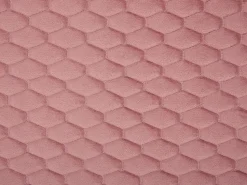 Beliani Parisanky Sametti Vaaleanpunainen 160 X 200 Cm Bayonne Cheap