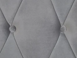 Beliani Parisanky Sametti Vaaleanharmaa 180 X 200 Cm Cavaillon Best Sale