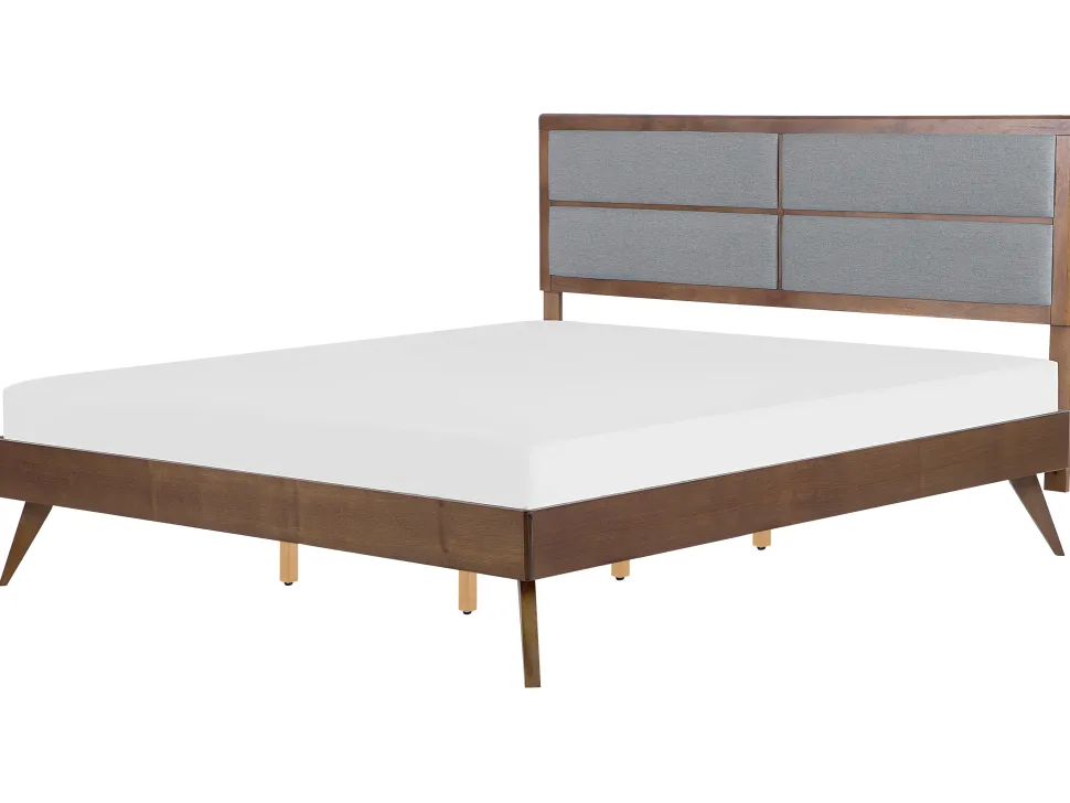 Beliani Parisanky Tumma Puu/Harmaa 180 X 200 Cm Poissy Cheap