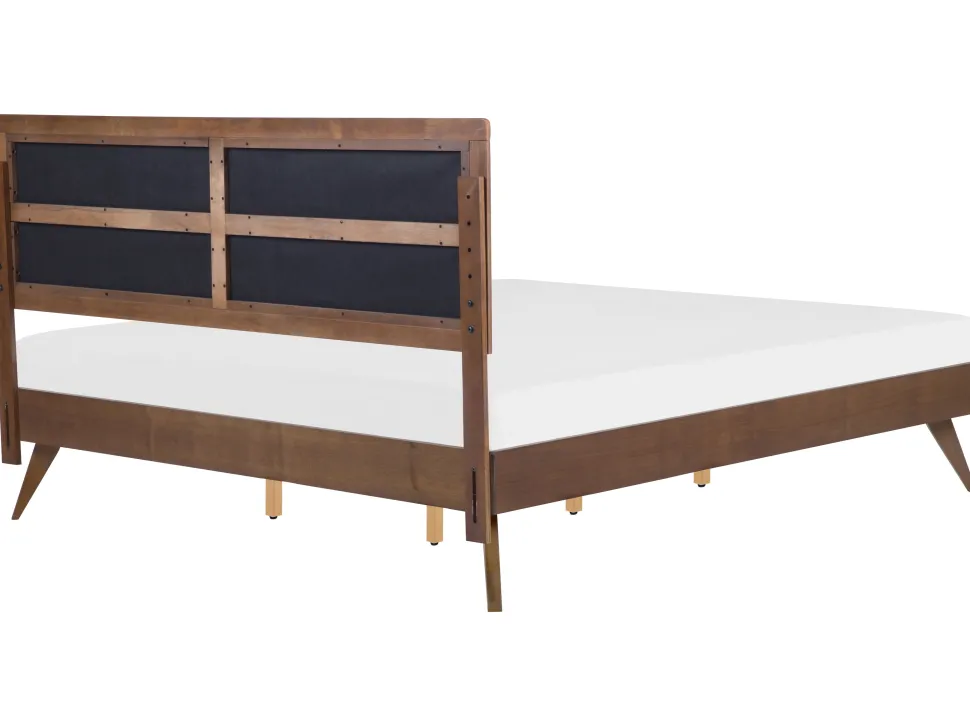Beliani Parisanky Tumma Puu/Harmaa 180 X 200 Cm Poissy Cheap