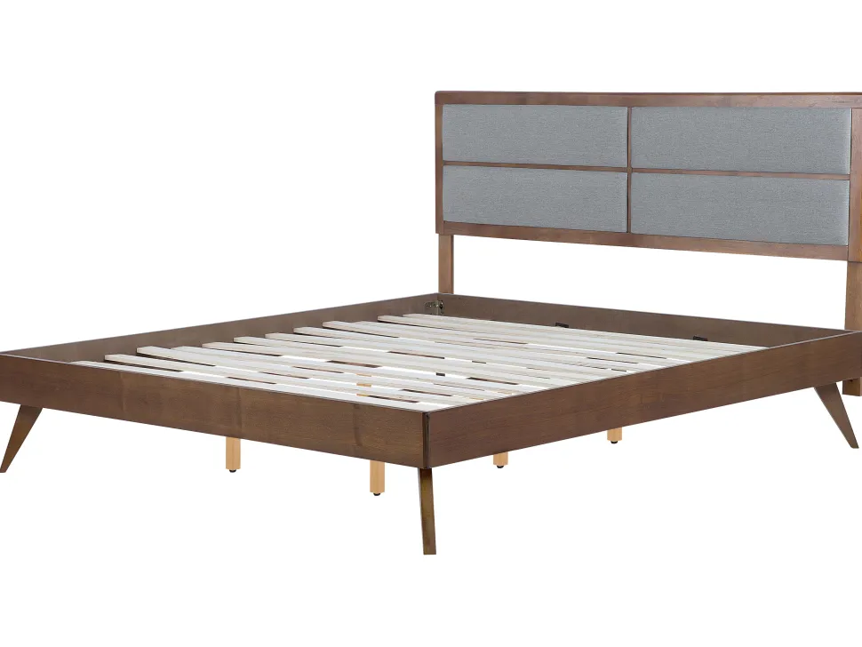 Beliani Parisanky Tumma Puu/Harmaa 180 X 200 Cm Poissy Cheap