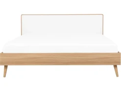 Beliani Parisanky Vaalea Puu/Valkoinen 160 X 200 Cm Serris Best