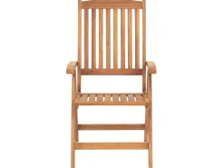 Beliani Parvekekalustesetti Akaasiapuinen Ruskeanharmailla Pehmusteilla Java Cheap